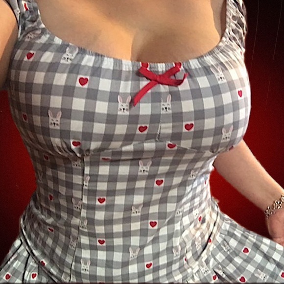 ♥️ 🐰 Hell Bunny Hopper TOP - Picture 2 of 12